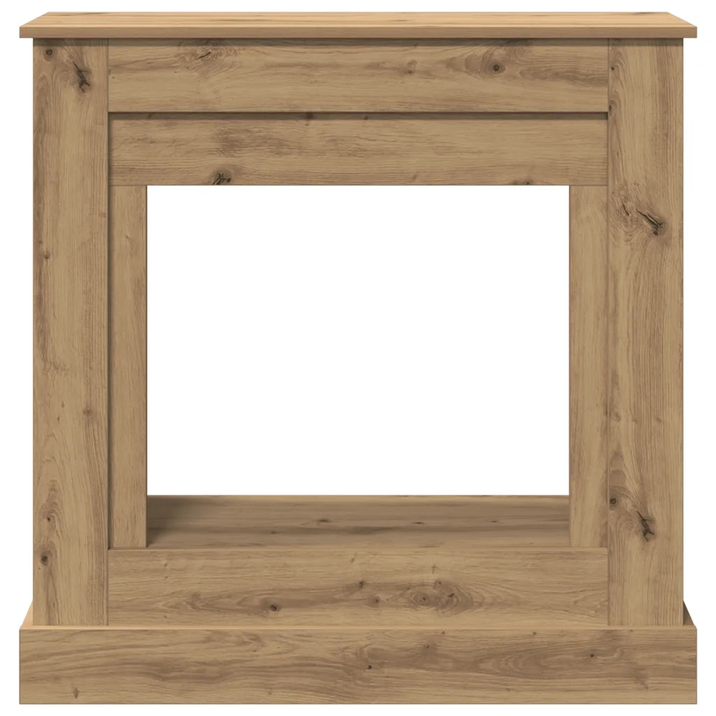 Cornice per Camino Rovere Artigianale 90x30x90 cm Truciolato 854597