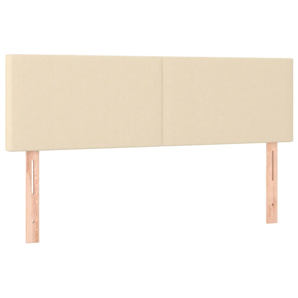 Giroletto a Molle con Materasso Crema 140x19 cm in Tessuto 3139894