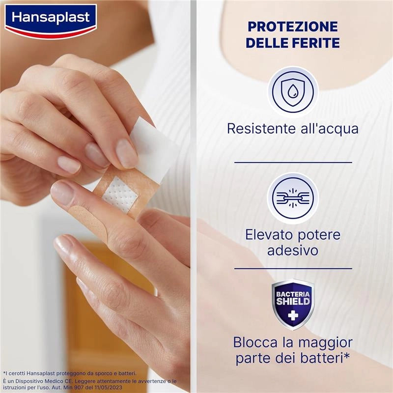 HANSAPLAST CEROTTI UNIVERSAL IMPERMEABILI TRASPIRANTI PER TUTTI I TIPI DI FERITE 1 CONFEZIONE DA 20 PEZZI IN 4 FORMATI