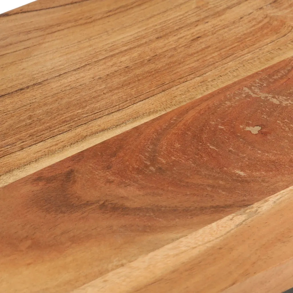Tavolini Laterali 2 pz 31,5x24,5x64,5 cm Massello d'Acacia 321971