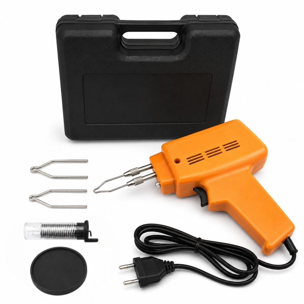 Saldatore Istantaneo a Pistola 100W con LED e Accessori P701301
