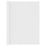 Schermo per balcone schermo per la privacy 120 x 300 cm tessuto Oxford bianco 02_0010041