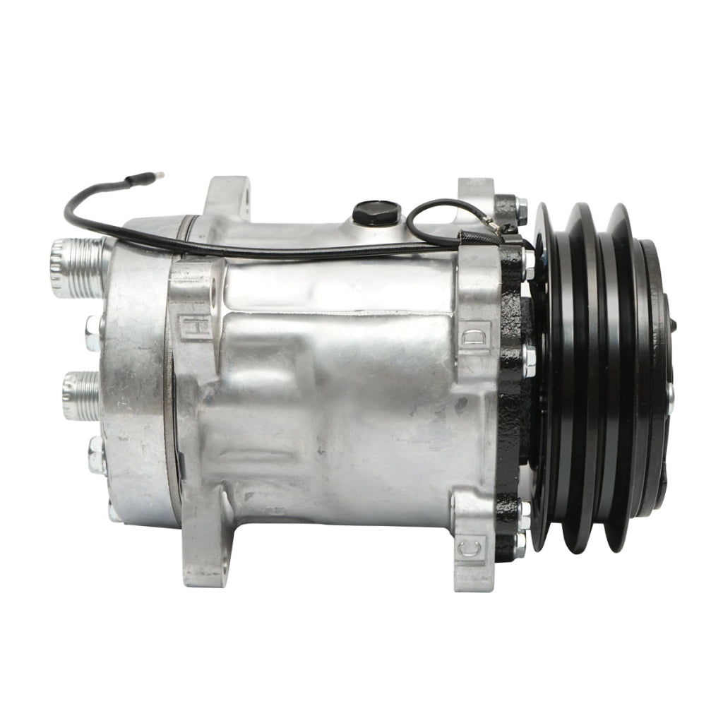 Compressore aria condizionata per JCB, New Holland, Case IH codice OEM 04437339/10, 04437339, 84018078, 9831429, 89831429, 060506146
