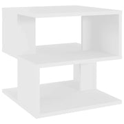 Tavolino | Tavolo laterale Bianco 40x40x40 cm in Legno Multistrato