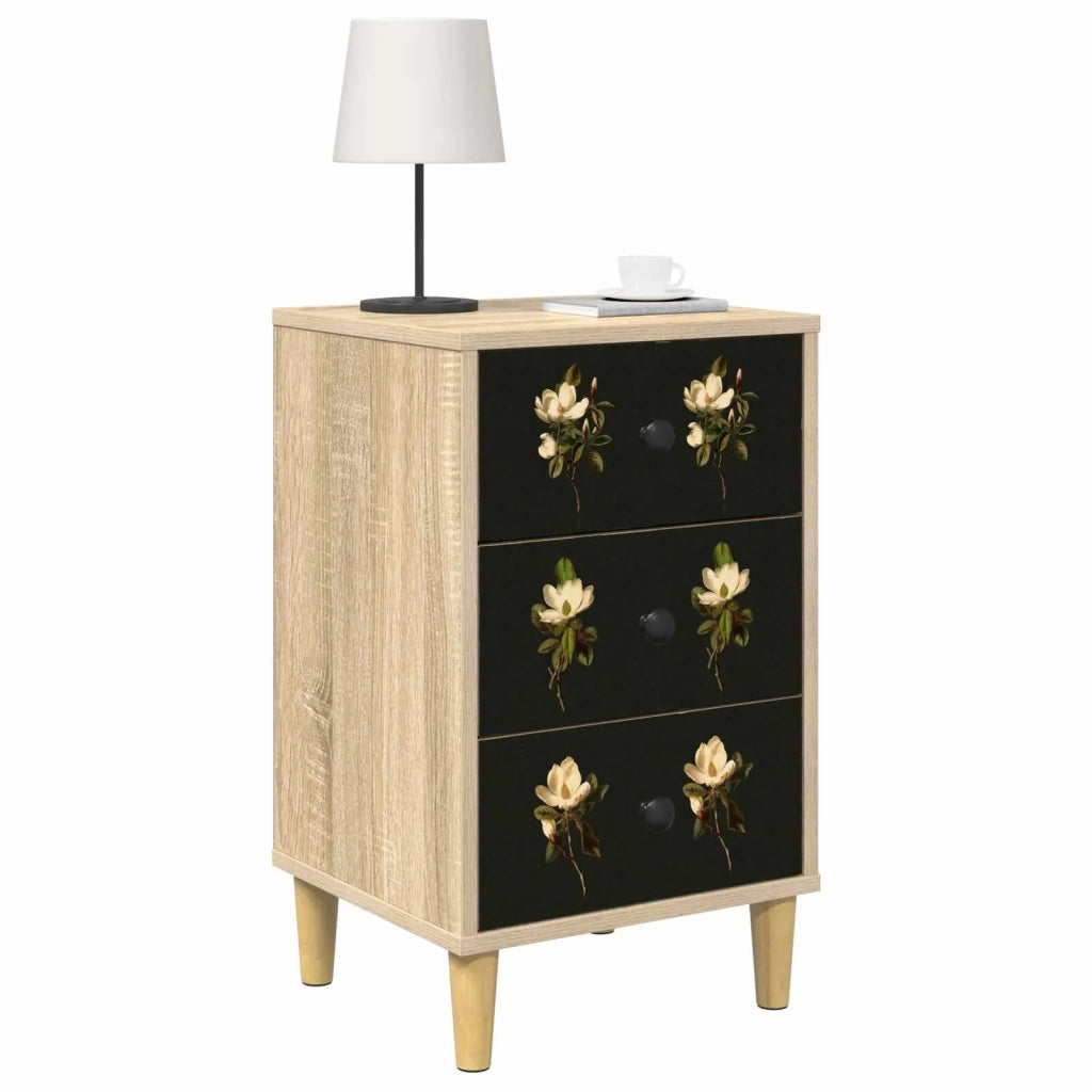 Armadio da Notte BREMEN Rovere Sonoma 36 x 33 x 60 cm 8007305