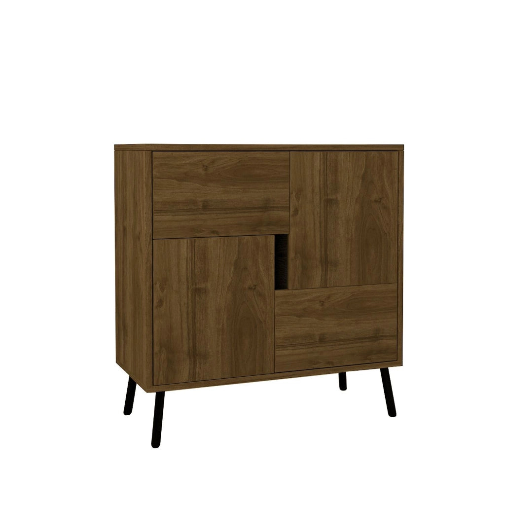 Credenza in legno "Darien" - 76 x 35 x 79 cm - Marrone