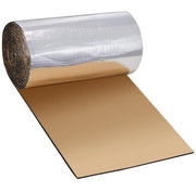 Matte isolante per auto - Mat risonante - Diccia 5 mm - Superficie 3,3 m² - Dimensioni 419,1 x 8001 mm - Foglio di alluminio - Resistente al calore - Isolamento del veicolo