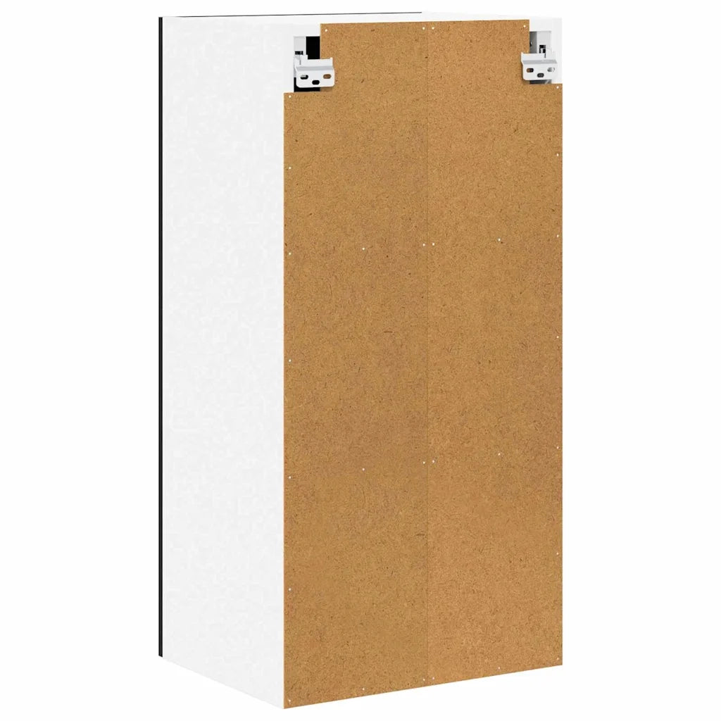 Armadio pensile Riga Rovere Nero e Bianco 40 x 31 x 80 cm