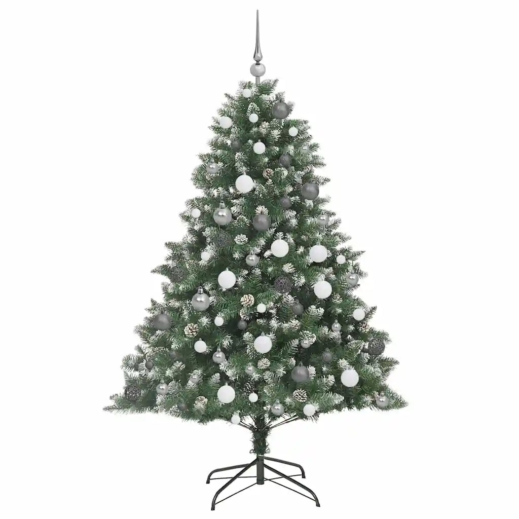 Albero di Natale artificiale con 300 LED Verde 180 cm