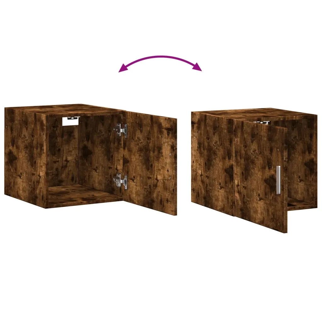 Mobile a Parete Rovere Fumo 40x42,5x40 cm in Legno Multistrato