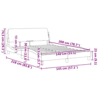 Giroletto Dover Marrone 140x200 cm in Similpelle 373200