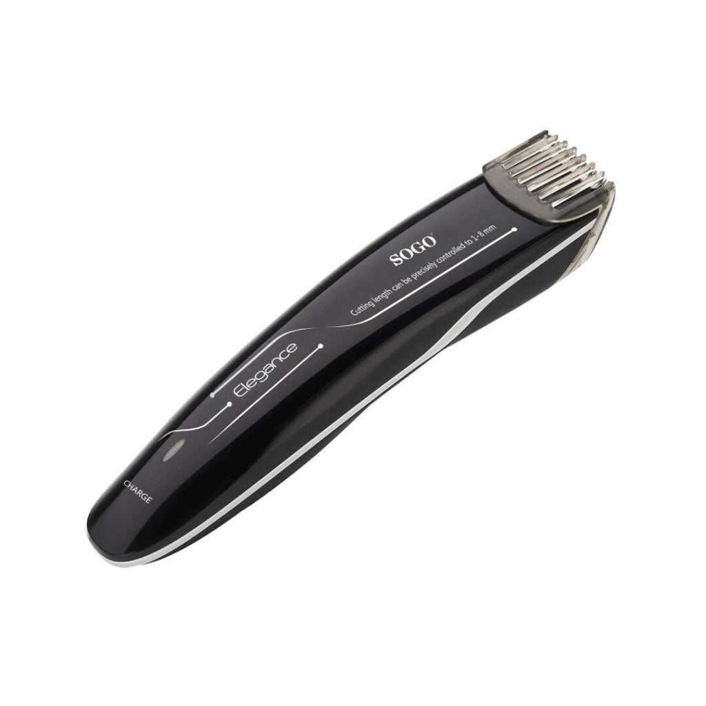 Tagliacapelli elettrico ricaricabile wireless, pettine guida precisione 1-8mm, batteria 600mAh autonomia 35min - SOGO
