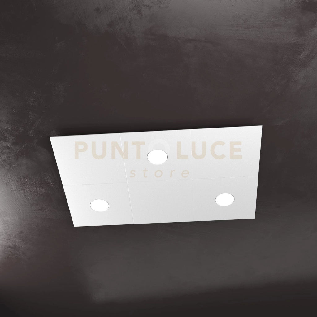 ECCENTRIC APPLIQUE-PLAFONIERA 3 LUCI + 3 DECORATIVO GRIGIO 1156-3L3D-GR