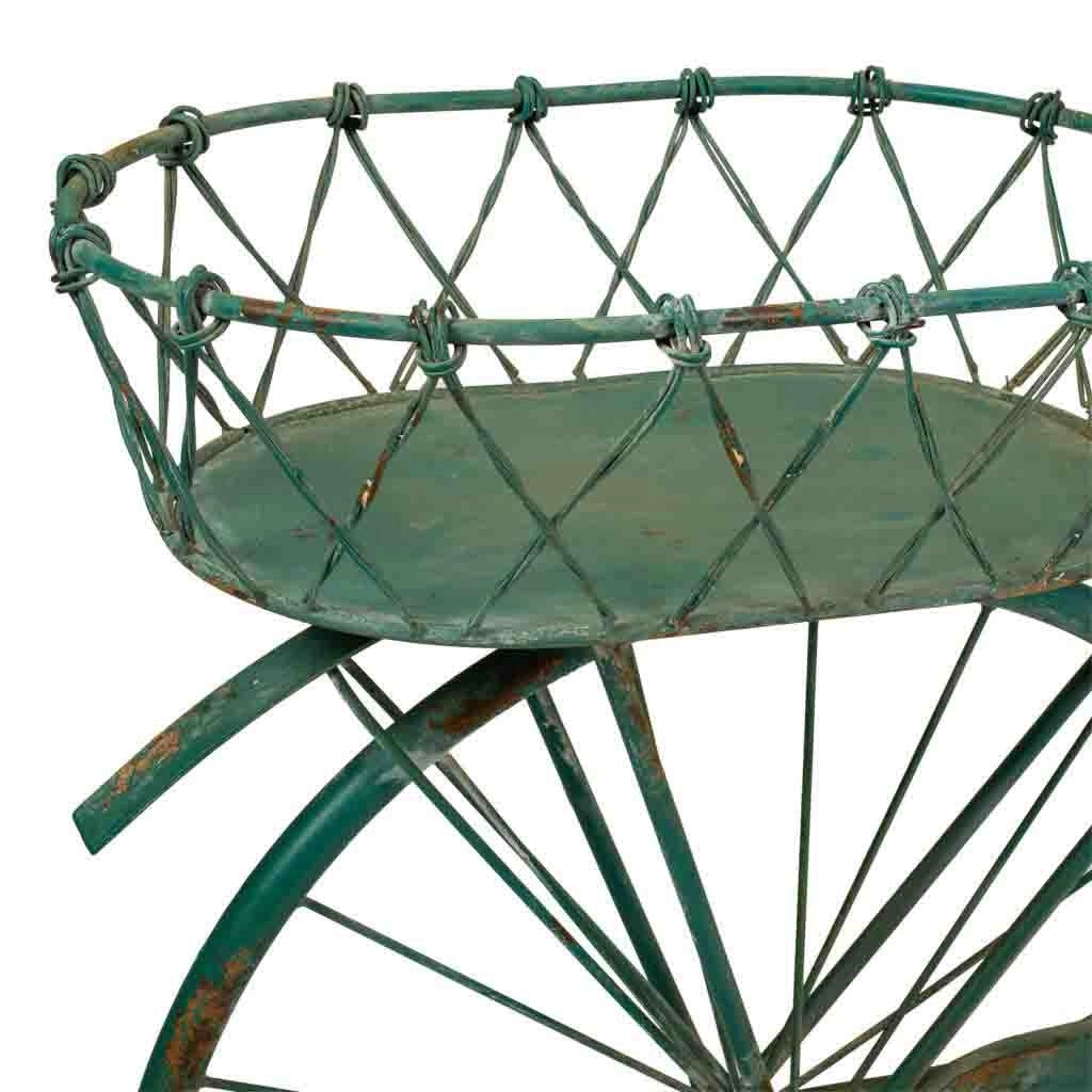 Bicicletta decorativa in metallo 150X50X89h cm verde