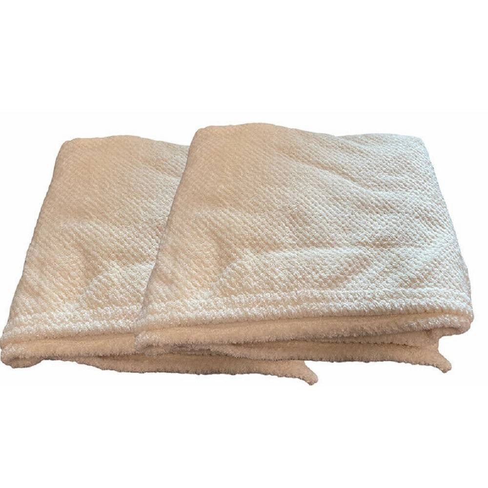 Trade Shop - Coppia Di Asciugamani Telo Doccia In Tessuto Morbido Asciugamani Bagno 90x150 Cm -