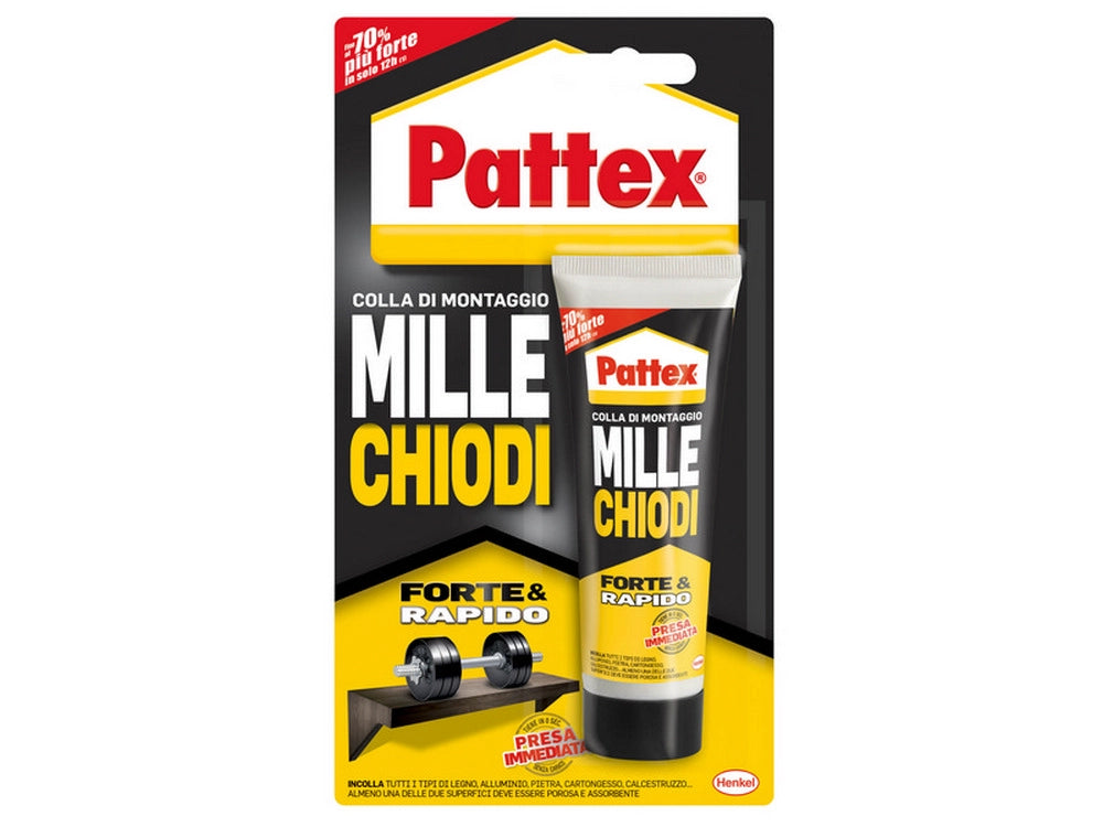 12pz colla pattex mille chiodi forte&rapido  gr. 100 (blister) cod:ferx.vit26308