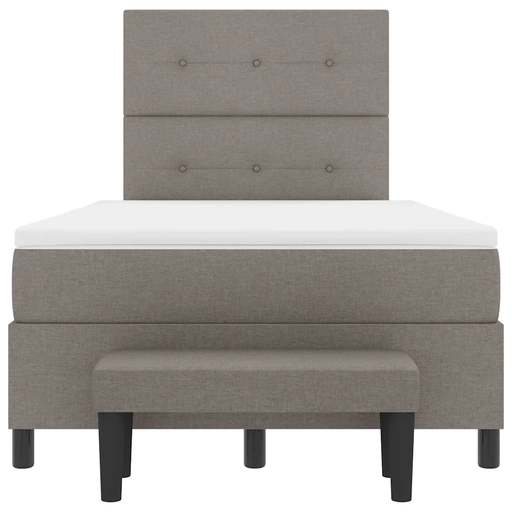Letto a molle con materasso Talpa 120 x 200 cm Tessuto 3344062