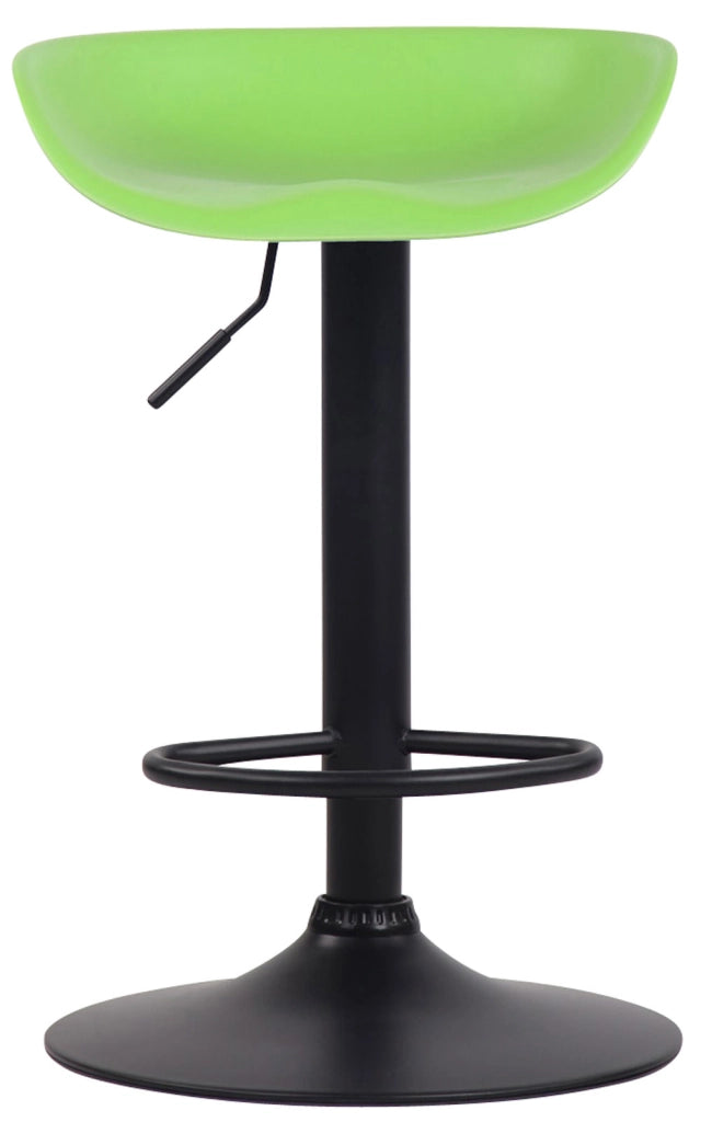 Sgabello Bar Design Anaheim In Plastica verde,nero