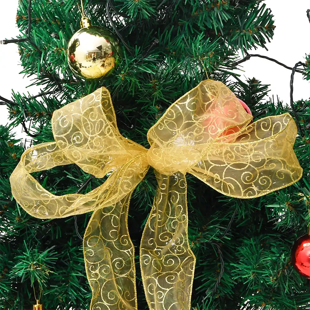 Cactus di Natale con Base e LED Verde 180 cm PVC CFW5848083