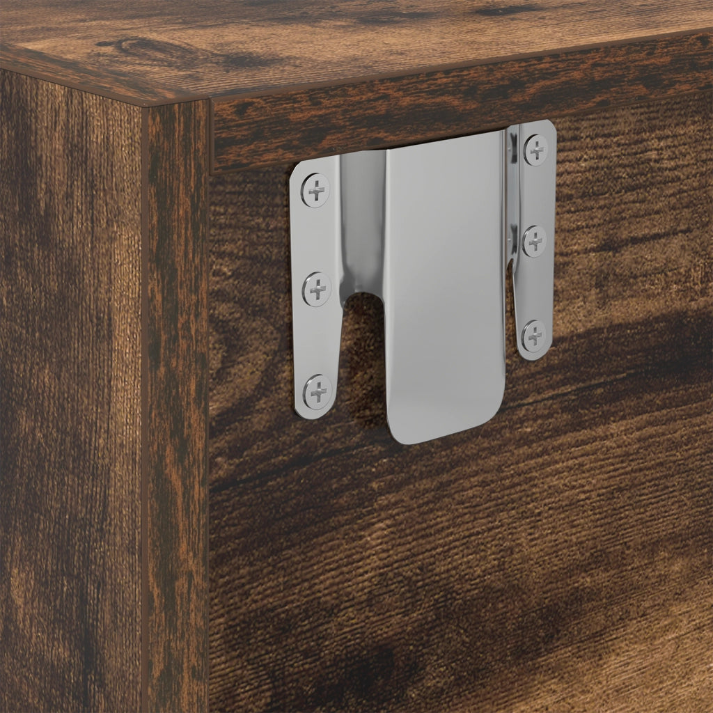 Mobile TV Finto Rovere 100x31x25,5 cm Legno Ingenerizzato