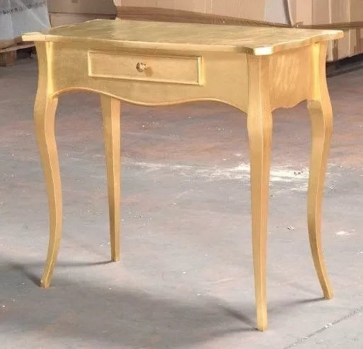 Consolle in legno foglia oro misura l.87 p.38 h.77 - Mobili 2G