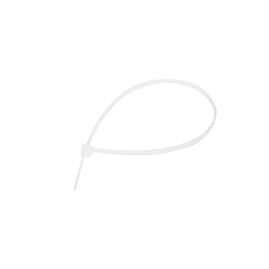 Fascette in plastica 3.5×250 mm – bianche – set da 100 pezzi Breckner Germany