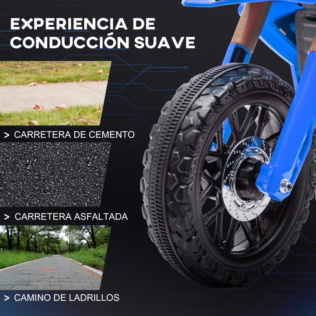 Moto Elettrica Bambini ¨C zephmum ¨C 12V Blu