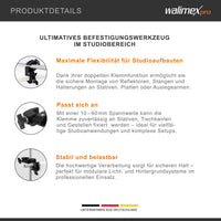 Walimex doppio morsetto super