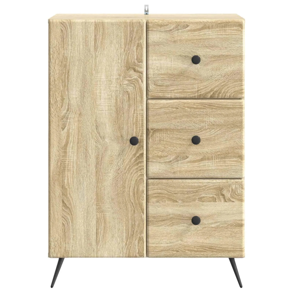 Credenza Rovere Sonoma 66 x 34,5 x 90 cm Legno ingegnerizzato