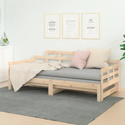 Dormeuse Estraibile in Legno Massello di Pino 2x(80x200) cm 820347