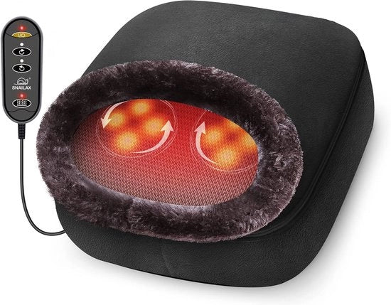 Massaggio Shiatsu 2 in 1 riscaldato per piedi e schiena - cuscino da massaggiare per regalo ideale per genitori