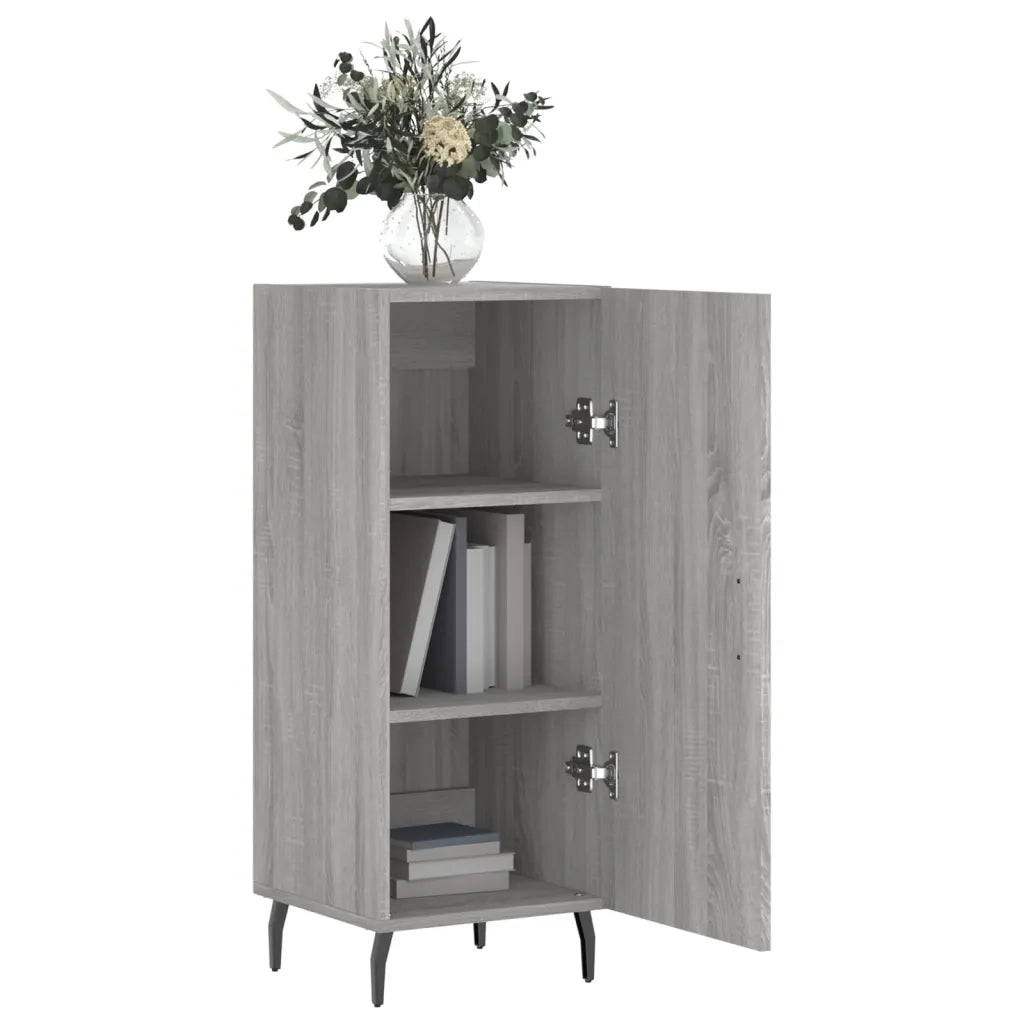 Credenza Grigio Sonoma 34,5x34x90 cm in Legno Multistrato 828562