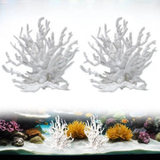 Decorazioni per acquario - 2 pezzi - Kunstkoraal - Acquari per gamberi - Piante - Architettura del paesaggio - Paesaggio acquatico - Decorazioni - Versatili per acquario