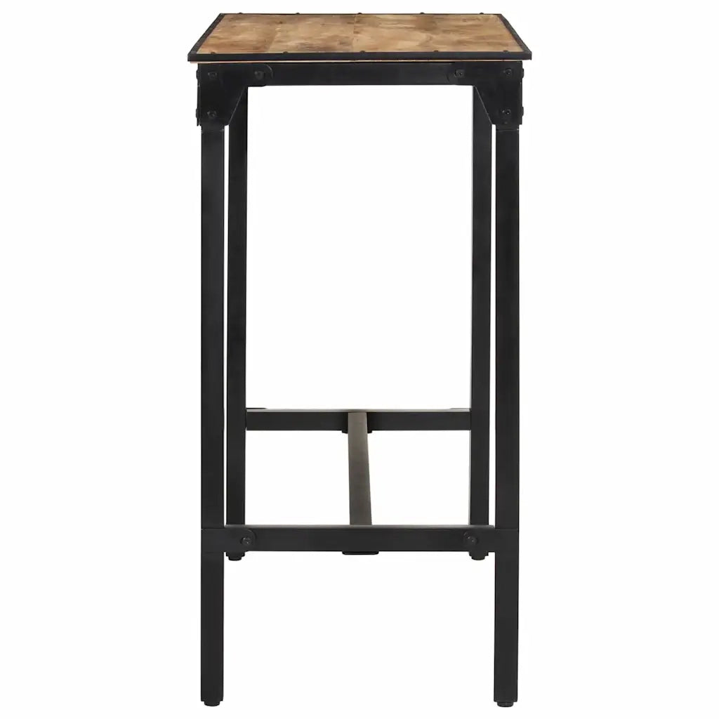 Set Bar 5pz Legno Massello Mango Grezzo e Metallo 3216415