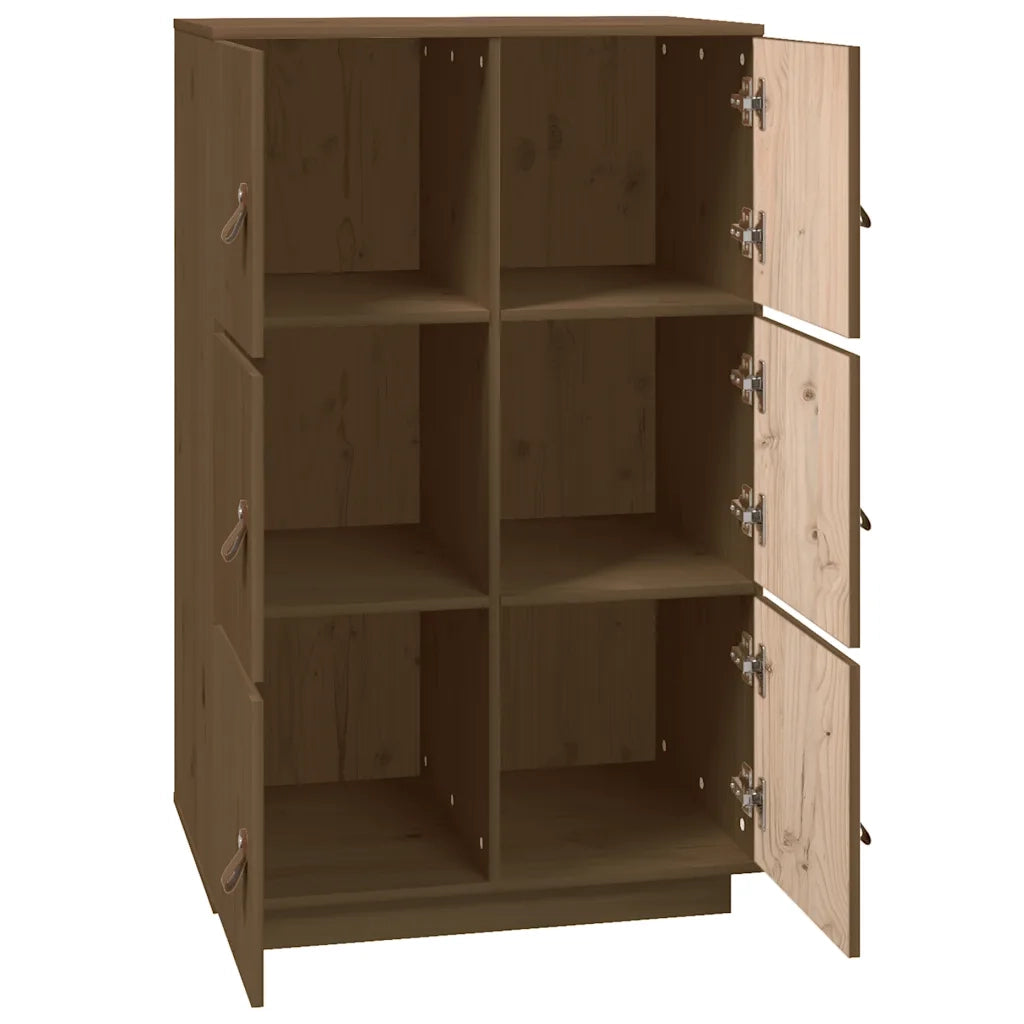 Credenza ambra 67x40x108,5 cm in Legno Massello di Pino 820175