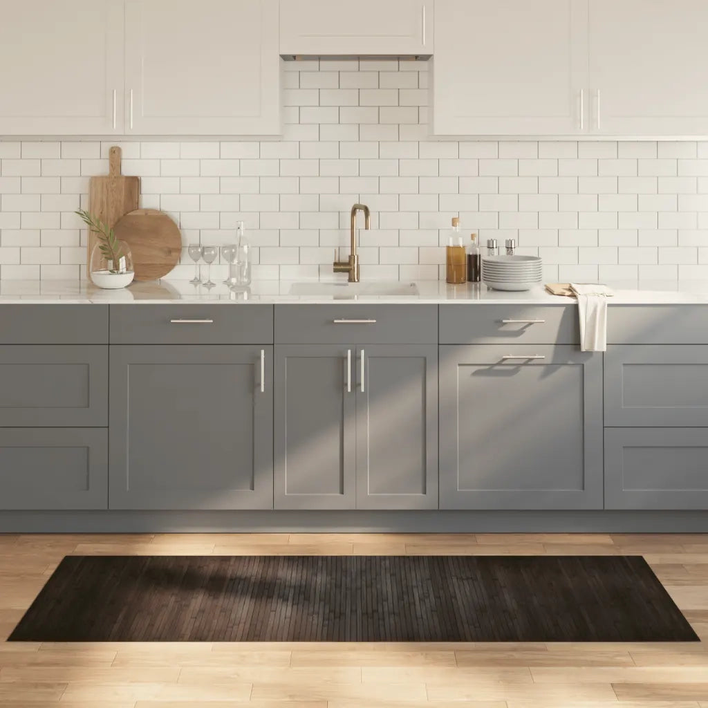Tappeto Rettangolare Marrone Scuro 70x200 cm in BambÃ¹