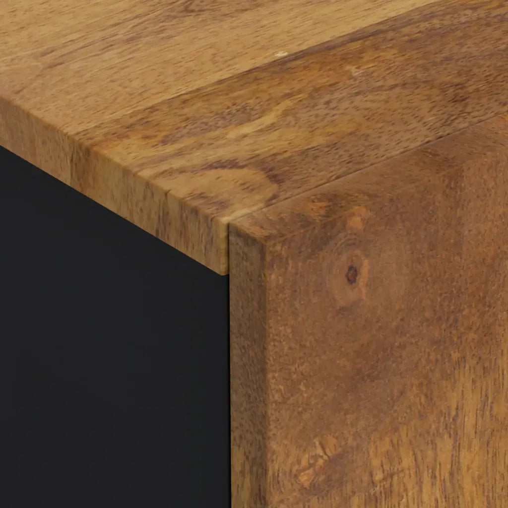 Mobile Lavabo-Armadietto da bagno 62x33x58cm Legno Massello Mango Legno Multistrato 955251