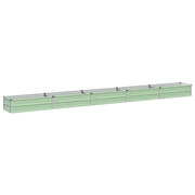 Letto rialzato da giardino Verde Pastello 400 x 40 x 24 cm 8006360
