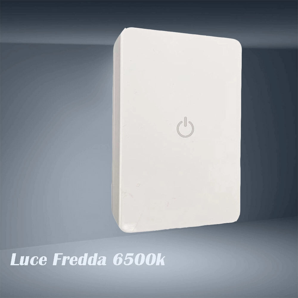 Trade Shop - Luce Notturna A 4 Led Con Doppia Emissione Luce Con Interruttore Touch 0.6w Xgcmd-002 - -bianco Freddo      -