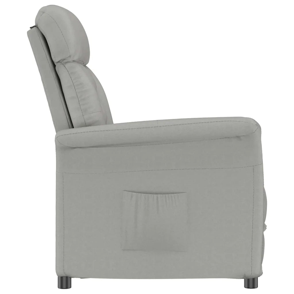 poltrona Grigio chiaro Microfibra 348401