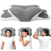 Trade Shop - Cuscino Cervicale Per Dormire Supporto Collo Spalle Design Ortopedico Federa Traspirante -