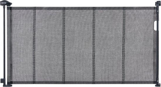 Barriera ombrello - Porte scorrevoli - Protezione - Multifunzionale Protezione - Copertura cancello - Set di rete per balcone - Scale - Cani - Barriera di sicurezza - 86x140cm
