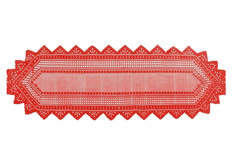 MAURY'S TOVAGLIA DA TAVOLA DI NATALE RETTANGOLARE 114X33CM ROSSA