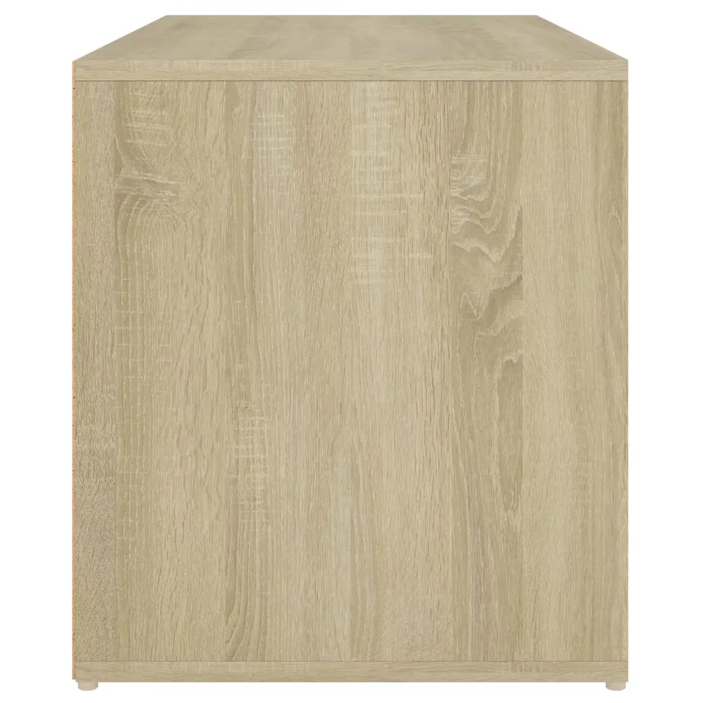 Panca da ingresso-Sgabello-Panca da Corridoio 80x40x45 cm Rovere Sonoma Truciolato