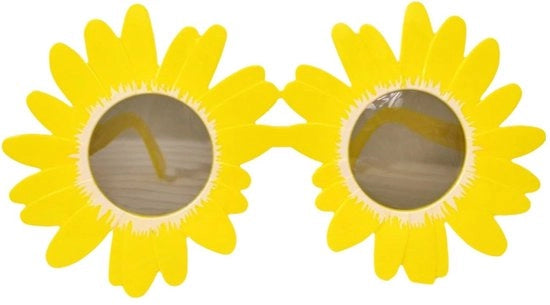 Occhiali da Sole Leggeri per Feste - Disegno di Fiori - Accessorio Sostenibile - Ideali per Festival e Eventi