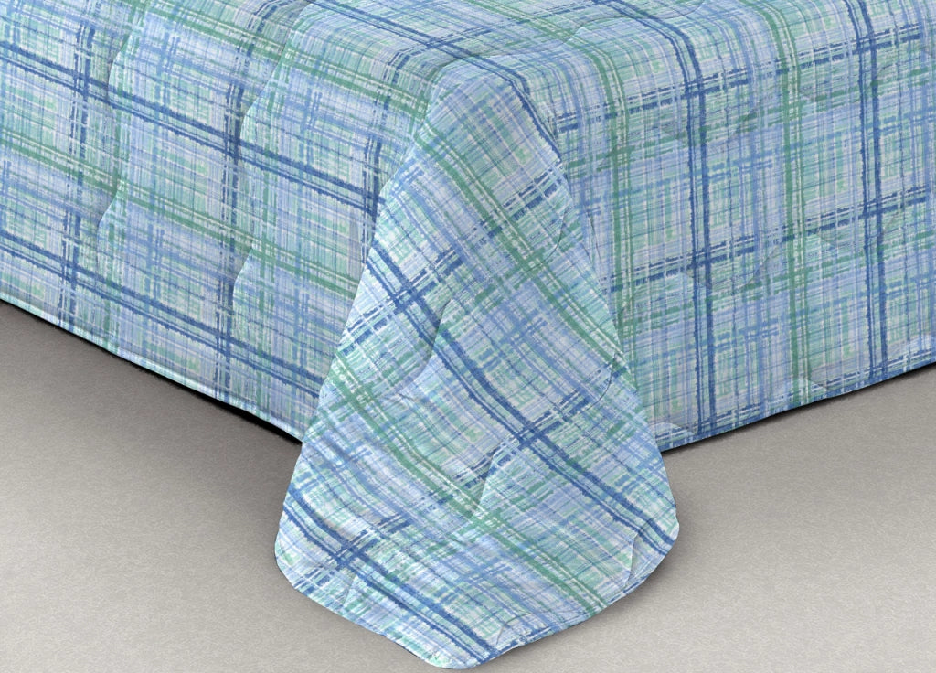 Trapunta Piumone Letto Invernale Imbottita 300gr Scaldanotti Nadia - 1 Piazza - Blu