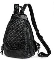 Borsa da viaggio per donna in pelle PU, borsa da viaggio convertibile con più tasche, borsa da viaggio piccola impermeabile con molteplici tasche e contenitori ampi (reticolo).