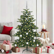 Albero di Natale Artificiale con Rami Pieghevoli Verde 150 cm 3397652