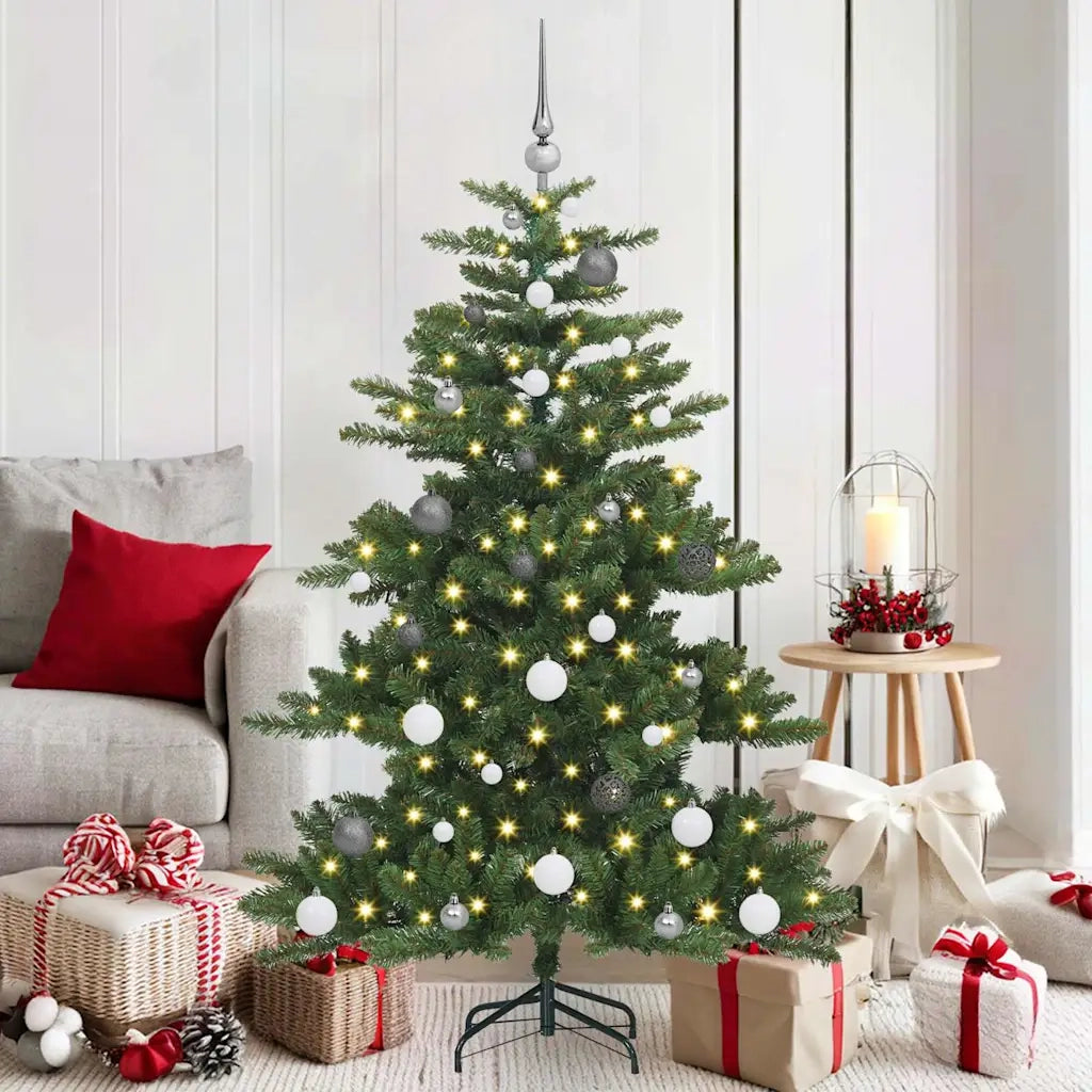 Albero di Natale Artificiale con Rami Pieghevoli Verde 150 cm 3397652