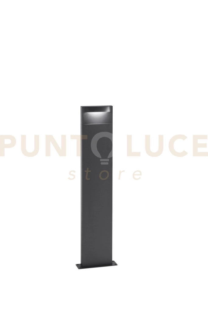 PALETTO LED MOBULA ANTRACITE IN ALLUMINIO 8W 1100LM 3000K IP65 280X195X745MM